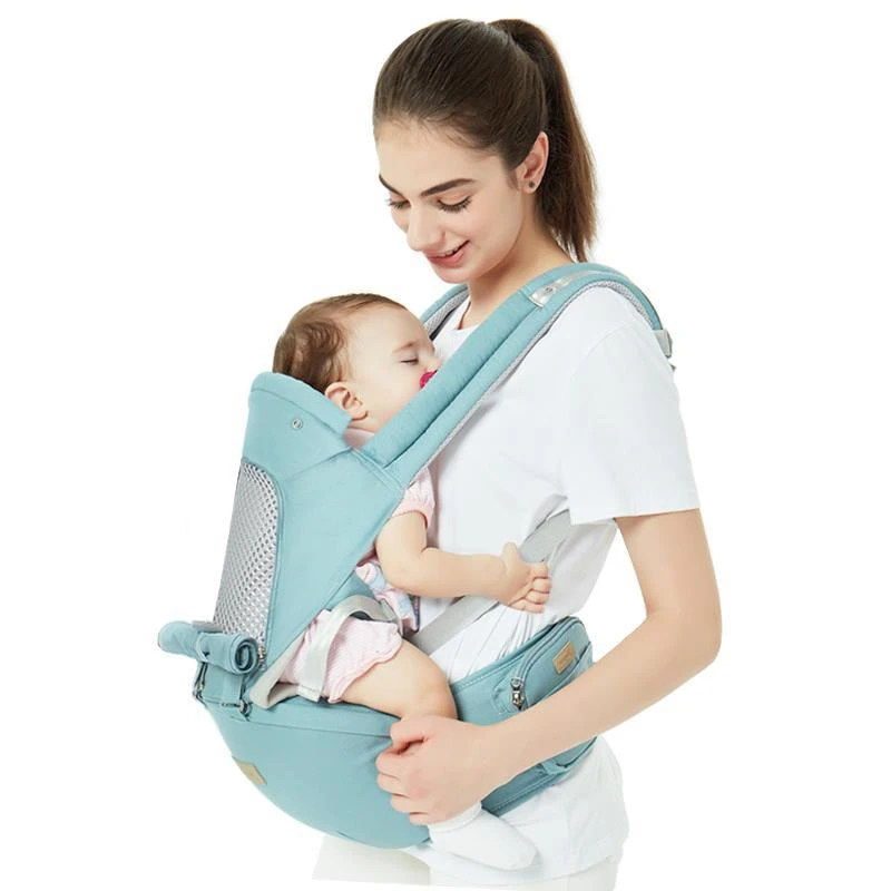 

0-48M Ergonomic Baby Carrier 15 Using Way Infant Baby Hipseat Carrier Front Facing Ergonomic Kangaroo Baby Wrap Sling Travel