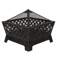 Fire Pit Bowl,Outdoor Bonfire Wood-Burning Pit for Backyard Patio Fire,Patio Heater, Stove, Camping, Picnic, Firebowl