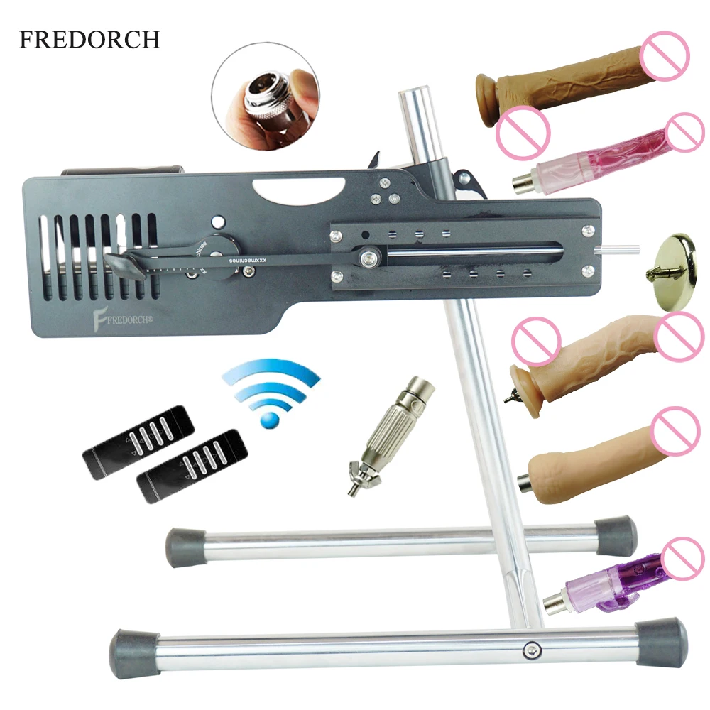 Новый дизайн Fredorch Premium Metal Секс машина беспроводное управление длиной хода 3 13 Strong Power Love Machine|Вибраторы| |