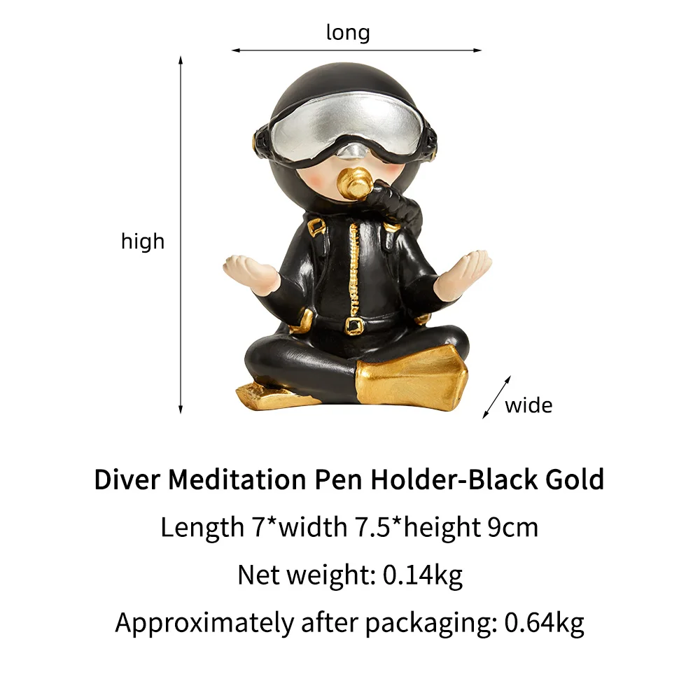 

Creative Astronaut Pen Holder Resin Sculpture Nordic Home Decoration Children Bedroom Decor Living Room Decor Birthday Gifts
