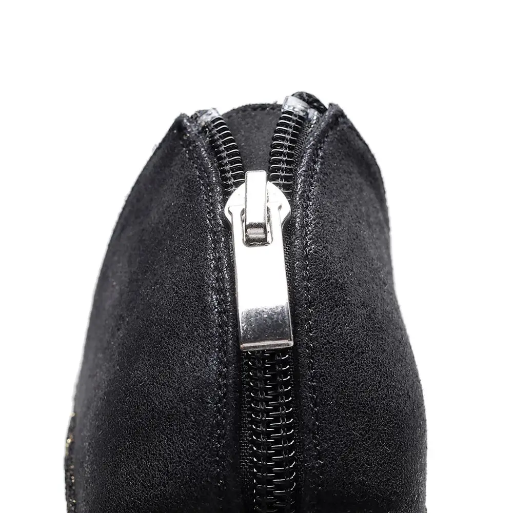 Женские туфли для латиноамериканских танцев DKZSYIM черные кожаные из