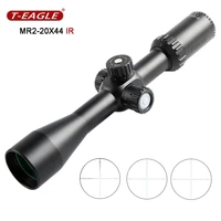 tactical riflescope spotting scope for rifle hunting optical collimator gun sight etched glass red green light mr 2 20x44 ir