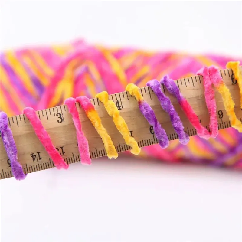 Разноцветная пряжа для вязания синель зимнее вязание крючком сделай сам линия