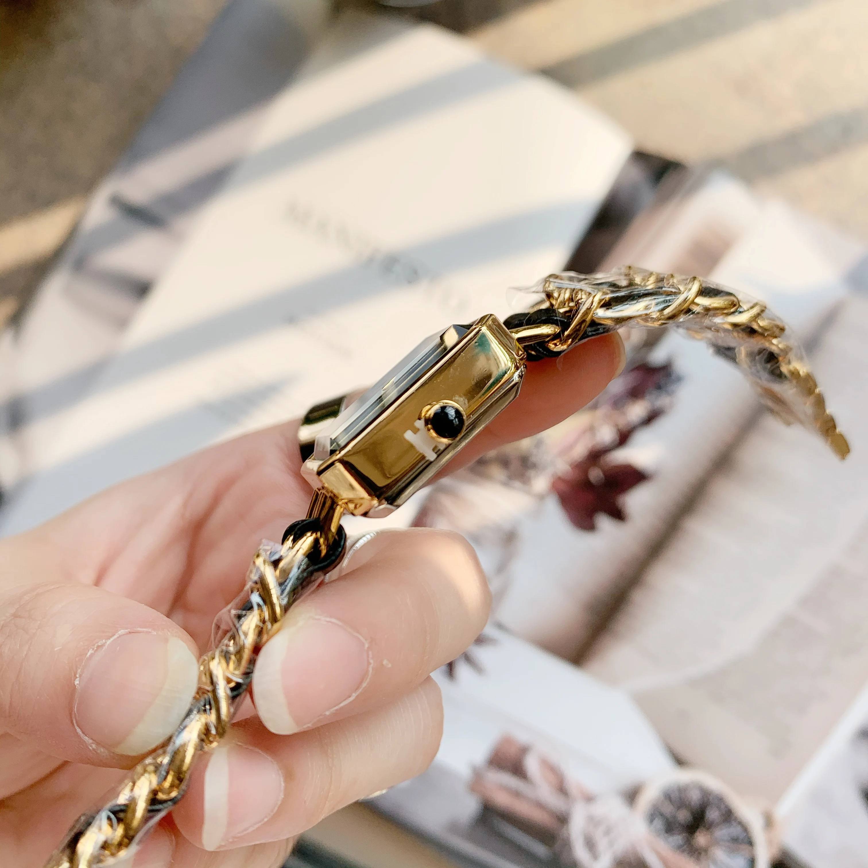 Пабло раес горячие сезоны женские часы чистый черный квадратный циферблат