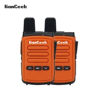 2PCS HamGeek Mini9300 16CH Mini Walkie Talkie 1-10KM VHF UHF Transceiver For Hotel Factory
