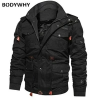 2020 mens autumn winter fashion warm fleece hooded coat thermal thick outerwear military jacket high quality outdoor camping
