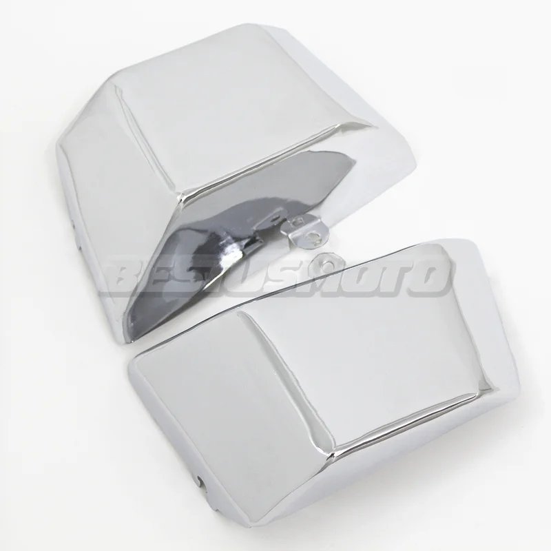 Боковой обтекатель для мотоцикла из хромированной стали и металла аккумулятора