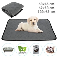 pet training pee pad puppy diaper pad repeated water absorbing dog urine waterproof washable bed mat anti slip pee pad blanket