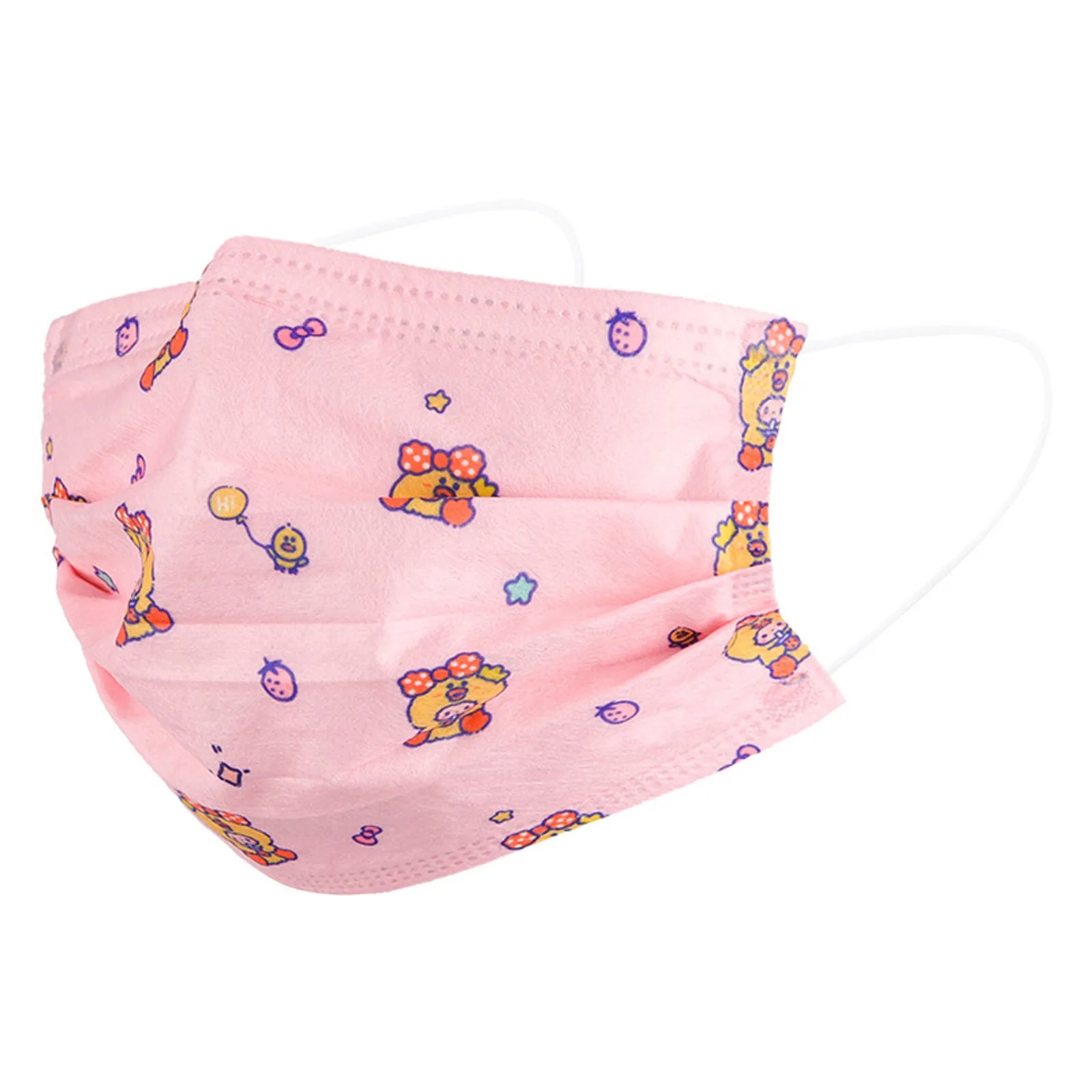 Милая одноразовая маска для лица взрослых с мультяшным рисунком роскошный