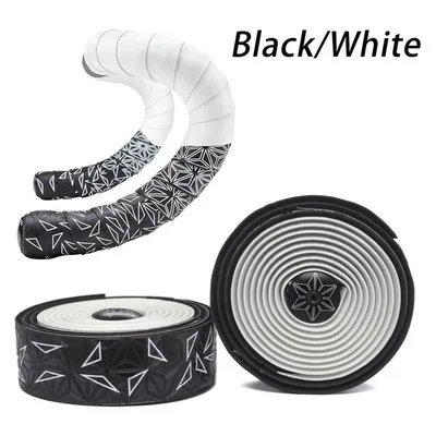 black white Оригинальная supacaz дорожная лента для руля велосипеда шоссейного велосипеда силиконовая лента для руля гоночного велосипеда - Цвет: black white
