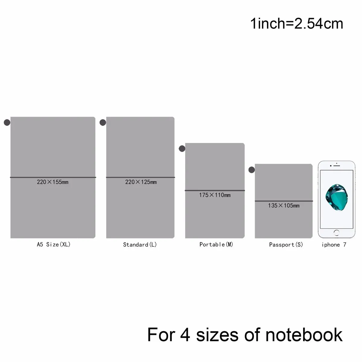 Fromthenon PVC Zipper Bag for Midori Travelers Notebook Journal Planner Accessory Card Holder Storage Standard/Pocket/Passport images - 6
