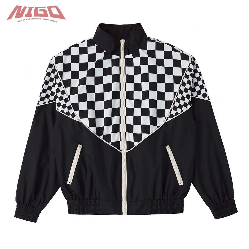 

NIGO 21ss Checkerboard Black And White Plaid Jacket #nigo13253