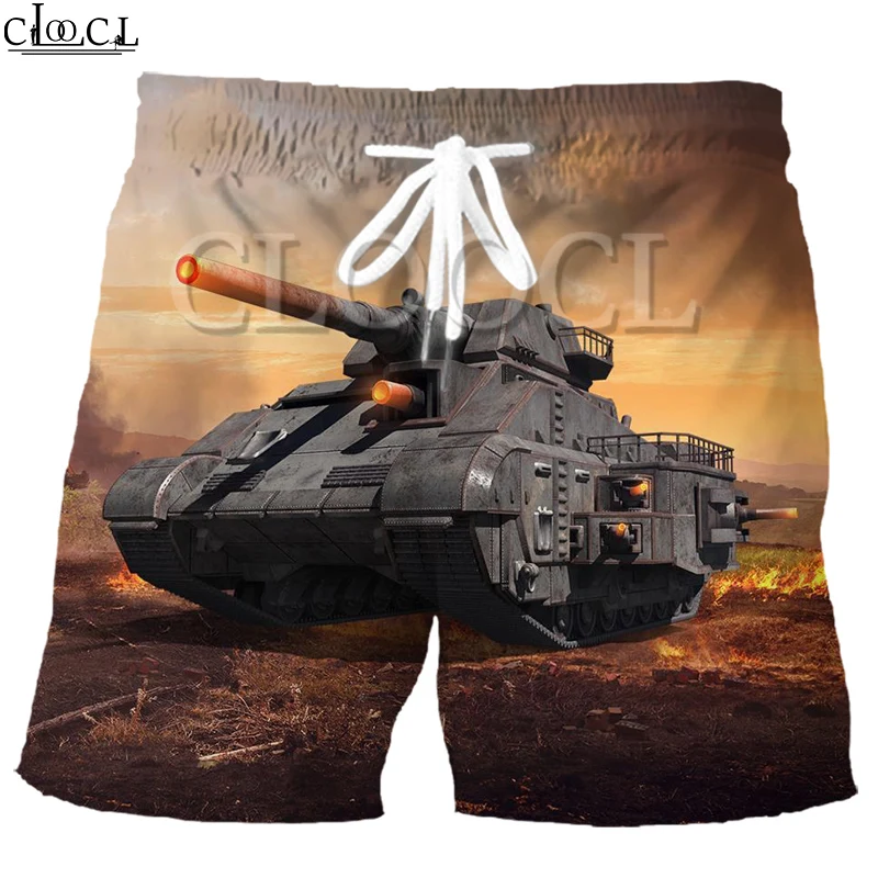 CLOOCL Games World Of Tanks модные мужские шорты с 3D принтом летняя новая модель в стиле