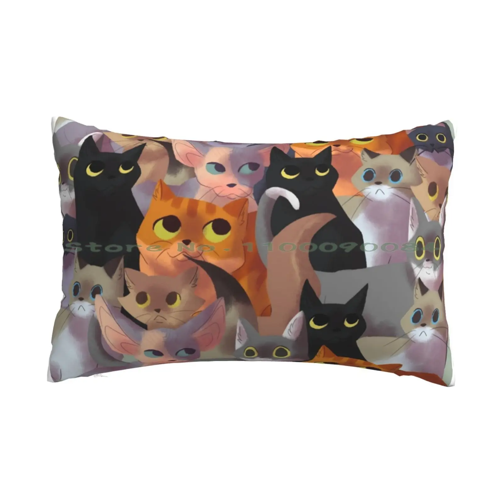 

Чехол-Подушка Lotsa с изображением кошек, 20x30, 50*75