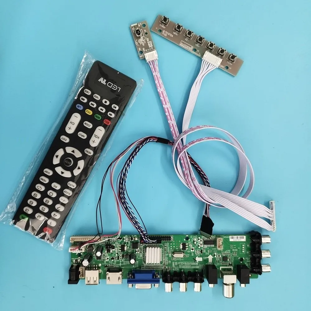 

Kit For LTN156AT30-L01/LTN156AT30-301 40pin VGA LED HDMI 1366X768 Signal controller board digital WLED remote DVB-T2 TV LVDS USB
