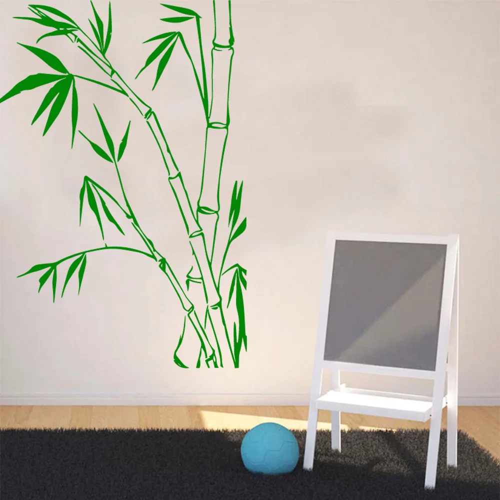 Классические Bamboo Huls Veg для гостиной Виниловые наклейки украшения