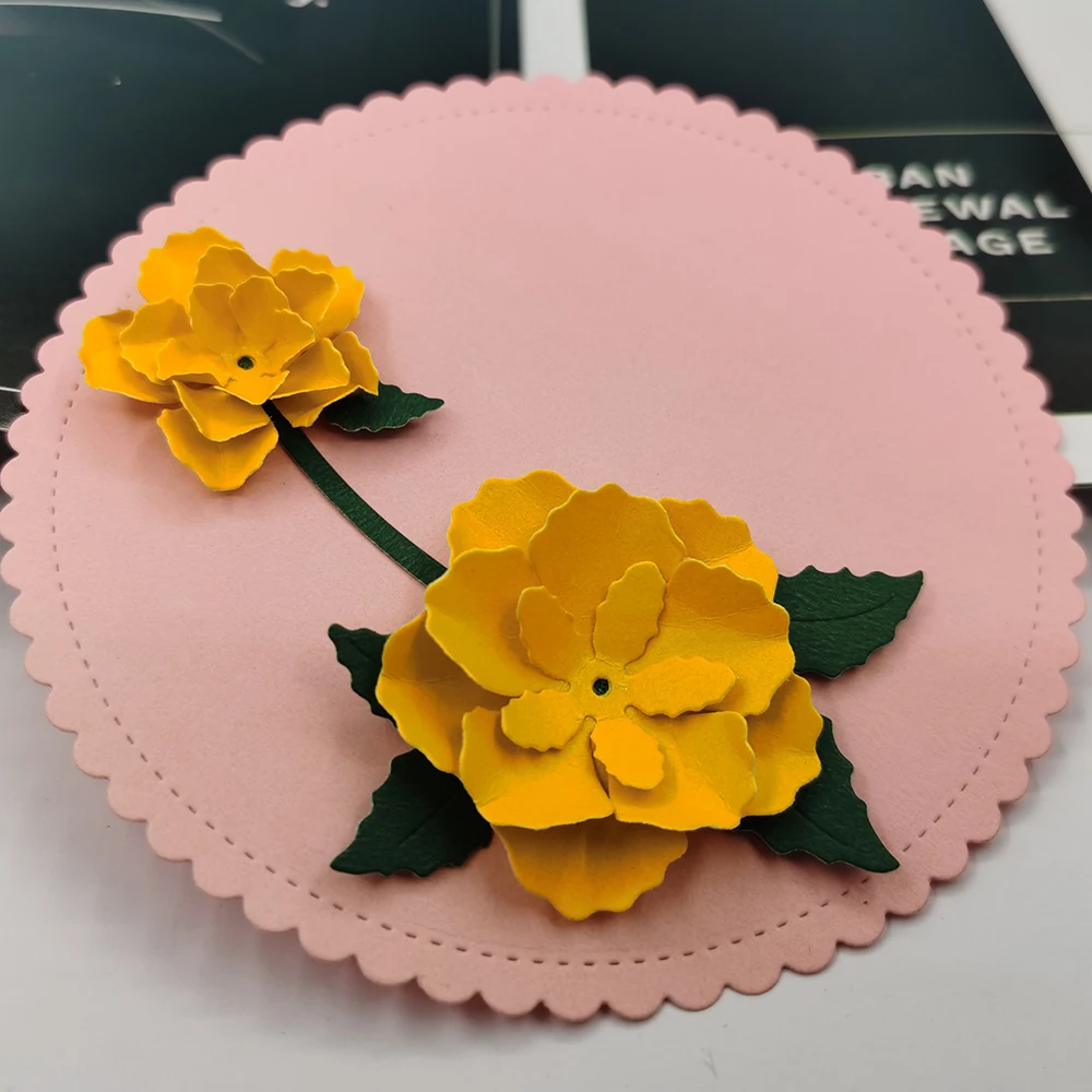 

Flower Cutting Die Frame Branch Fustelle Metal Dies For Scrapbooking Album Paper Cards Decorative Crafts Embossing Folders