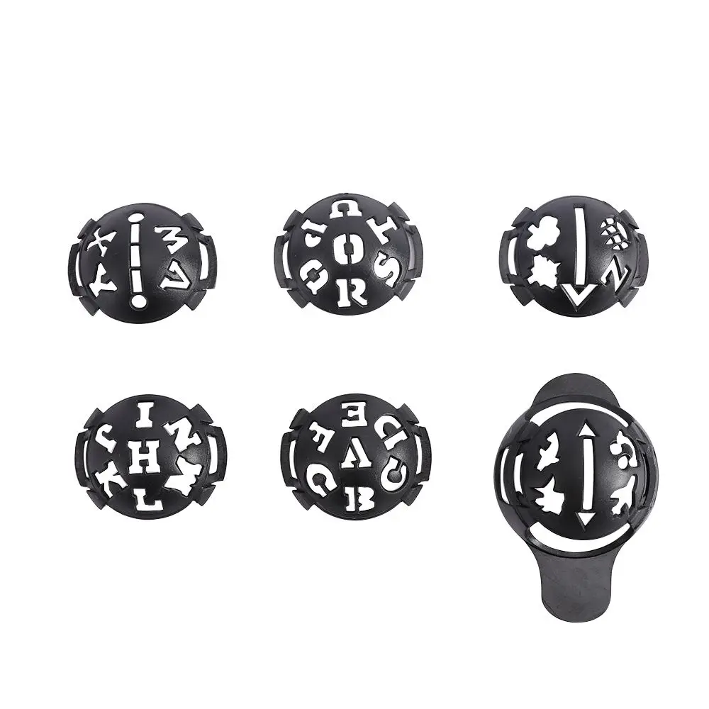 

Plastic Practical Golf Ball Line Hollow Alphabet Golf Scriber Alignment Marks Tool Set Drawing Templates Golf Line Marker