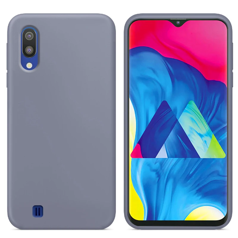 Роскошный жидкий силиконовый чехол для samsung Galaxy M10 мягкая задняя крышка сотового
