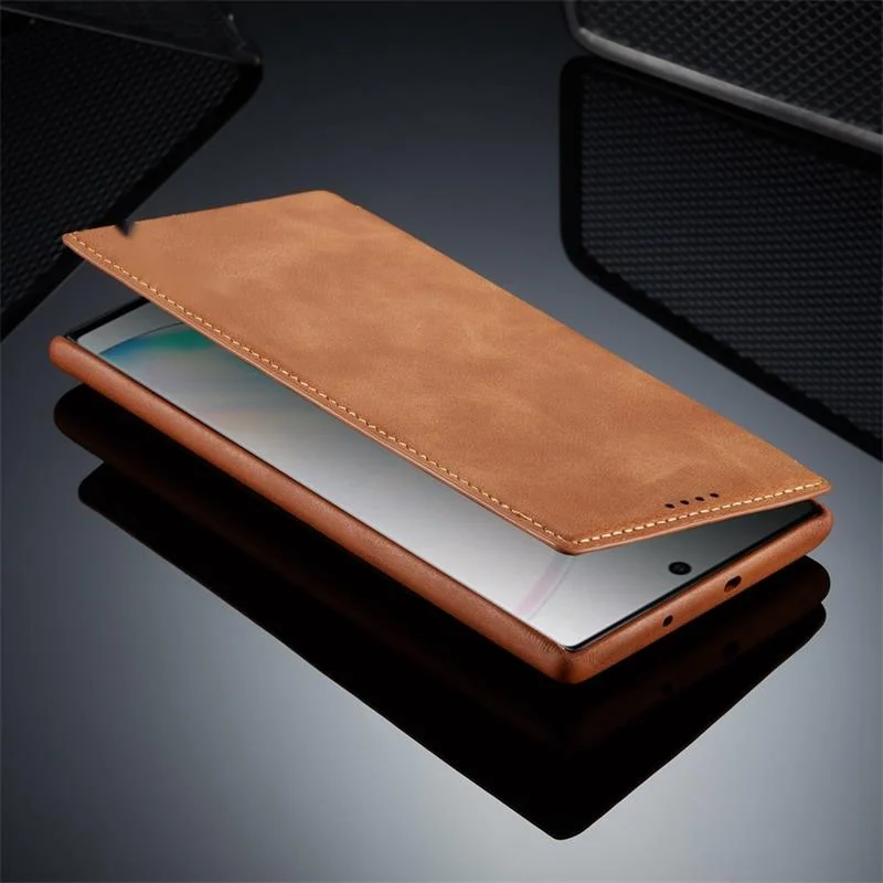 

Luxury Flip Leather Case For Samsung Galaxy S21 Plus S21 Ultra Note 20 Ultra A52 A72 A21s A41 A31 A11 M40s M70s Matte Wallet Bag