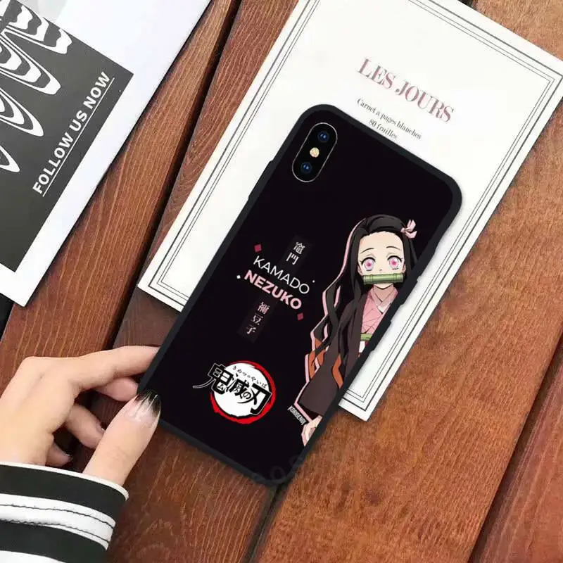 

Demon Slayer Kimetsu No Yaiba anime Phone Case for iPhone 11 12 mini pro XS MAX 8 7 6 6S Plus X 5S SE 2020 XR