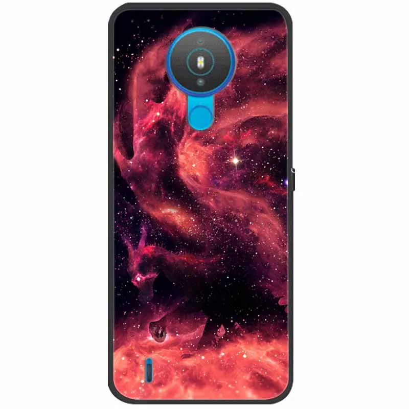 For Nokia 1.4 Case Silicone Soft TPU Wolf Lion Phone Cover for Nokia1.4 Protective Black Bumper 2021 6.52'' Para | Мобильные
