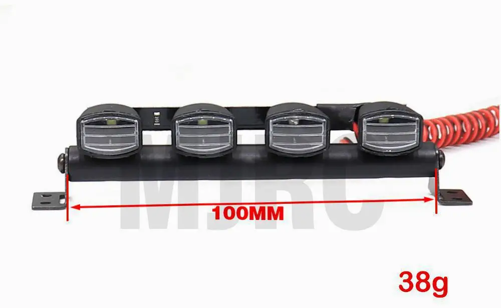 

Capra Axial Scx10 Trxs Trx6 Trx4 Rgt Rc4wd D110 для 1/10 Rc Гусеничный светодиодный светильник с дистанционным управлением на крыше автомобиля Ipf круглые лампы