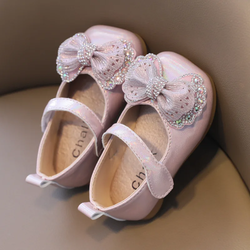 

Детская обувь, Детская Классическая обувь для девочек, милая обувь для малышей с бантом и мягкой подошвой, обувь принцессы, новинка 2021 года, ...