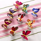 Креативный красочный светильник в виде бабочки, автомобильный ночник, атмосферная лампа, домашнее украшение для комнаты, настенная лампа