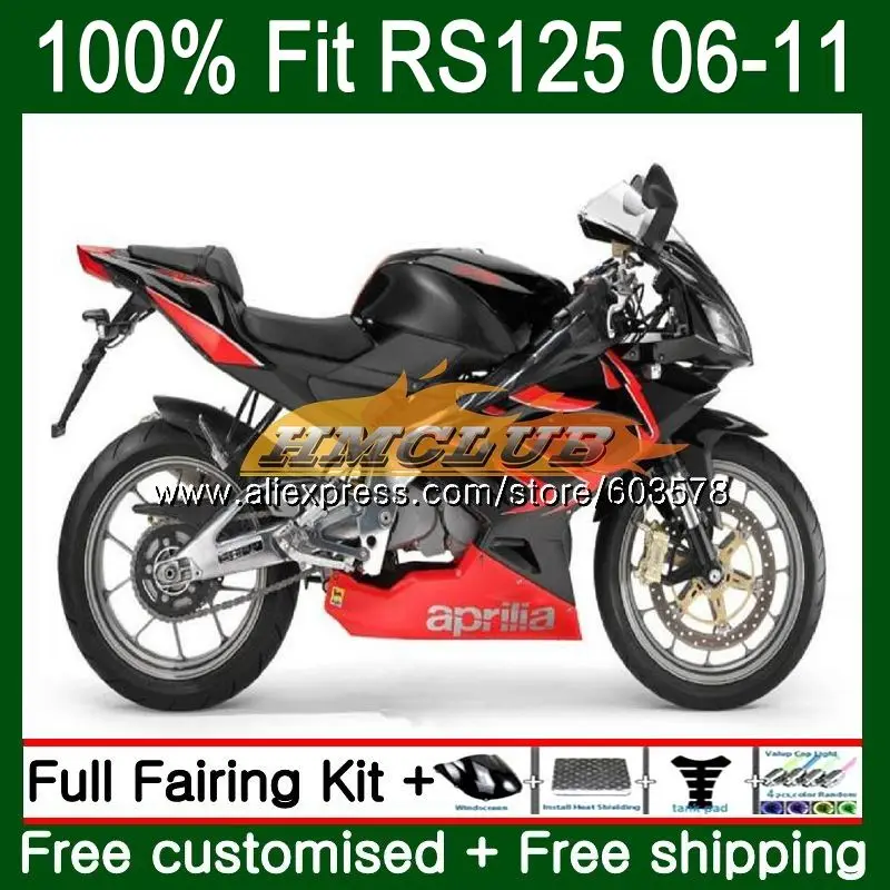 Инъекции для Aprilia RS 125 2006 2007 2008 2009 2010 2011 40CL. 4Р RS4 RSV125 RS125 06 07 08 09 10 11 обтекатель
