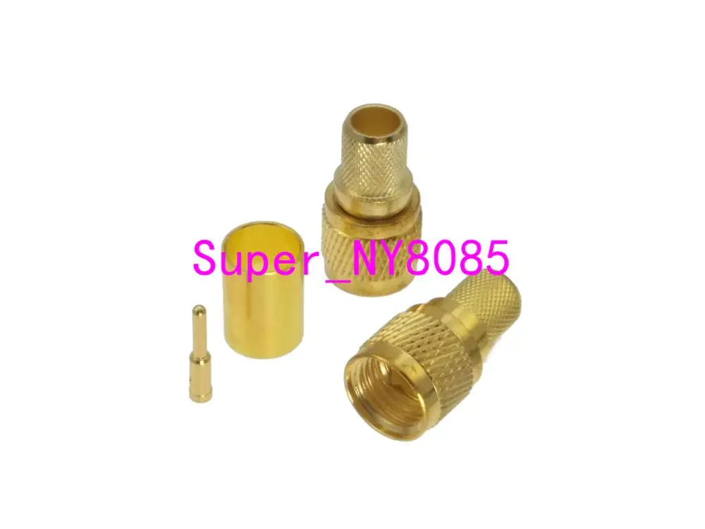 1 шт. коннектор mini.UHF штекер RG5 RG6 5D FB LMR300 прямой кабель|mini connector|plug connectorcable connector crimp |