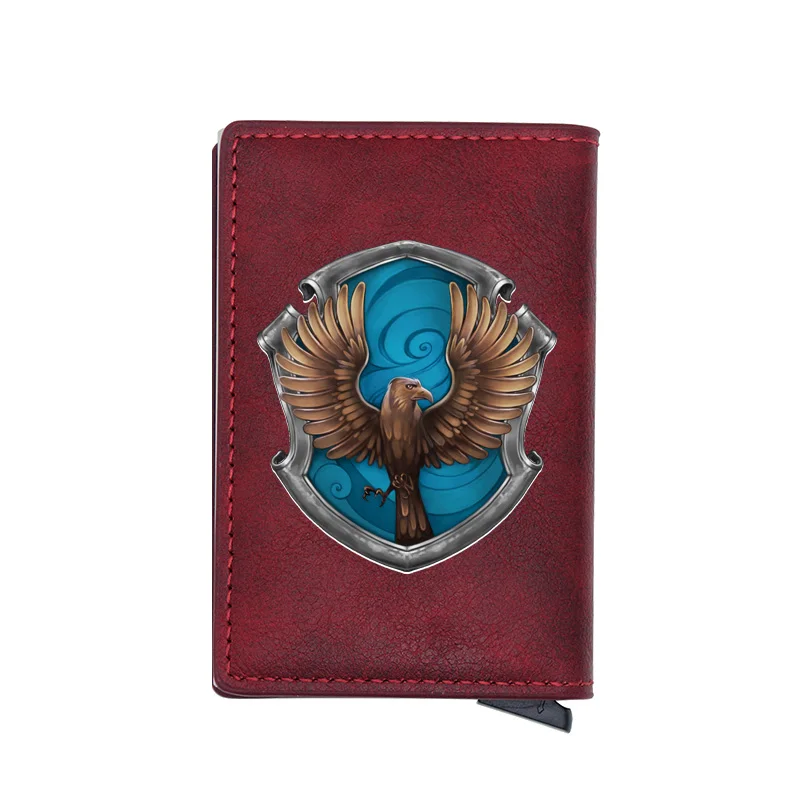 

Eagle HP Digital Printing Leather Card Holder Wallet Men Women Credit Card Package Mini Short Purse Gift