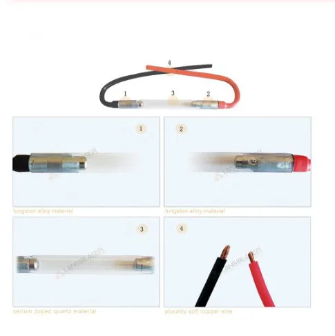 Ксеноновая лампа ipl shr opt e светильник для продажи: 9*45 * 95F-провод (1 шт. заказ)