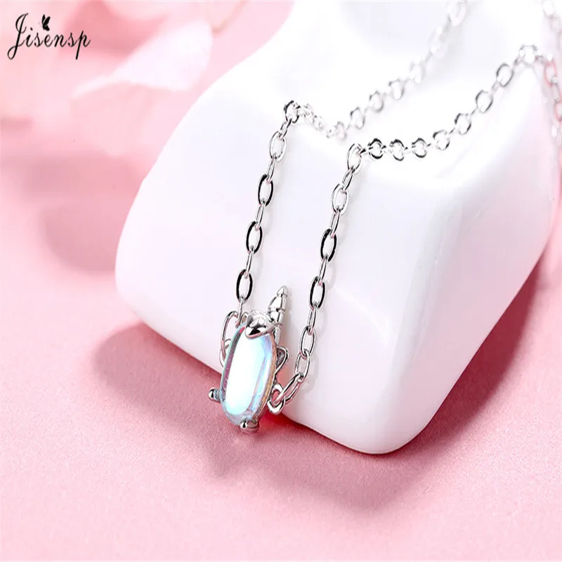 Jisensp Romantic Rainbow Unicorn Stud Earrings Cute Silver Color Fashion Jewelry for Women Girls Valentine's Day Gift | Украшения и