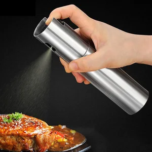 stainless steel spray bottle for oil cooking tool sets vinaigrette sprayer small jars kitchen gadget supplies olive organizer free global shipping