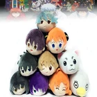 Аниме Gintama, Мягкая Плюшевая Кукла 8,5 см, Mochi Macot Sakata Gintoki Kagura Shinpachi Toushirou Hijikata, хлопковые игрушки, подарки