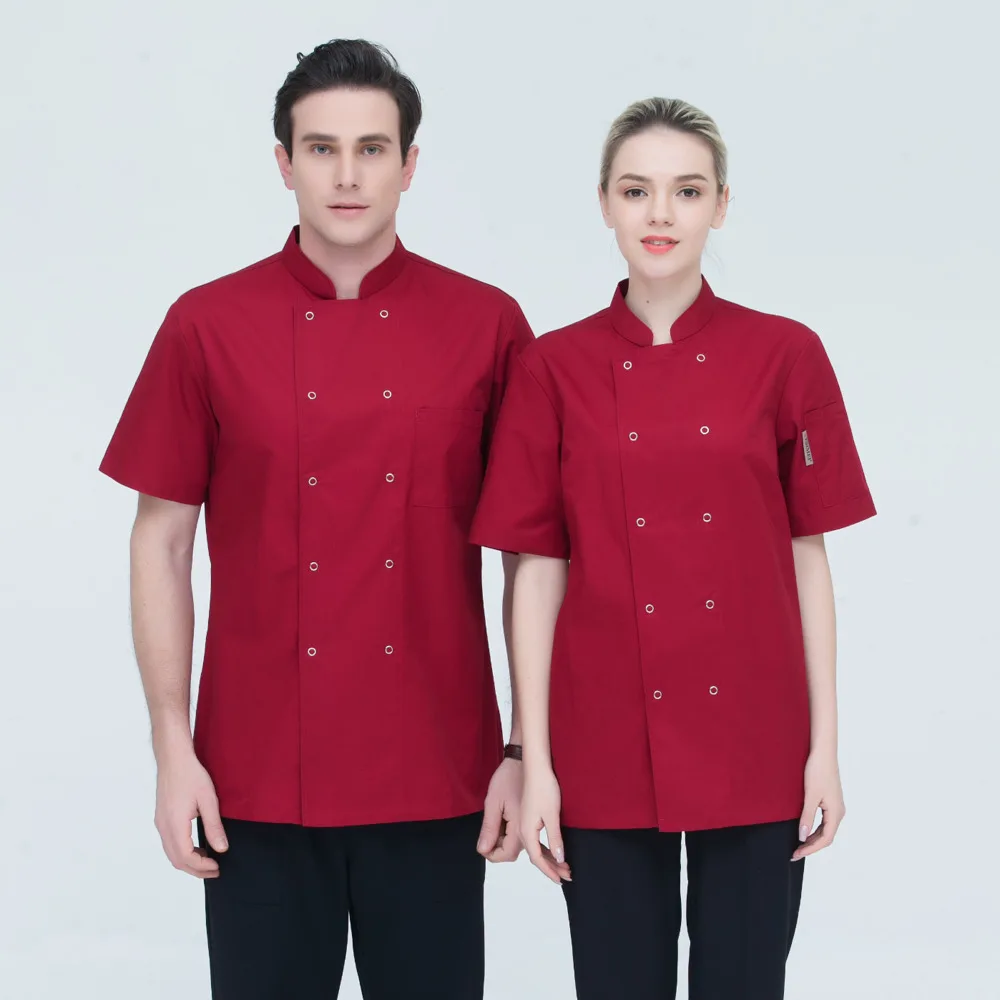 Высокое качество шеф повара куртки отель официант кухня Ресторан Униформа