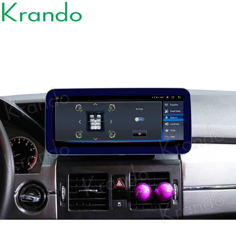 Автомобильный радиоприемник Krando Android 10 0 25 дюйма dvd-навигация для BENZ GLK 2008-2016