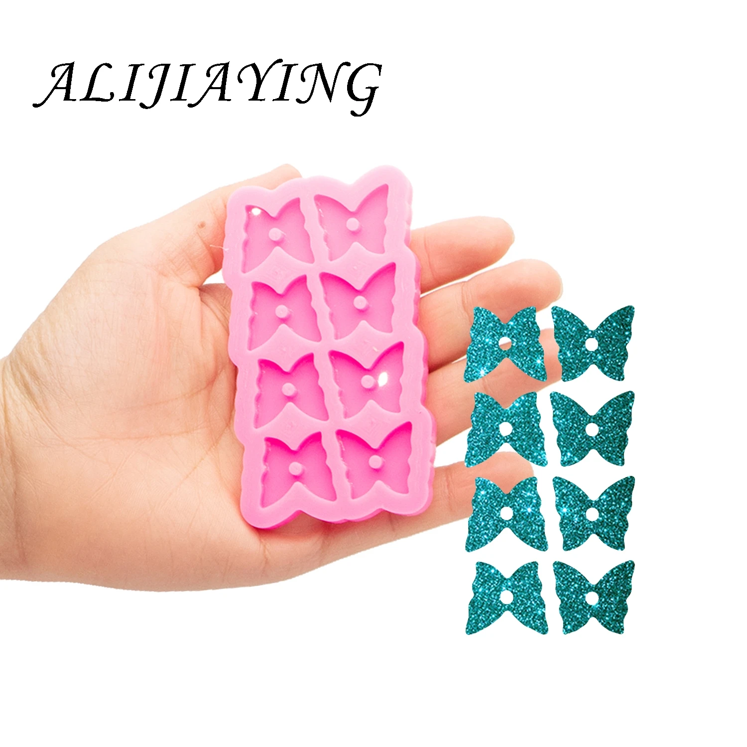 

Gloss BUTTERFLY/SQARE/CIRCLE STUD/CAT/STAR/MOON/Puerto Rico Earring Studs Silicone Mold, Epoxy Resin DIY Jewelry DY0899