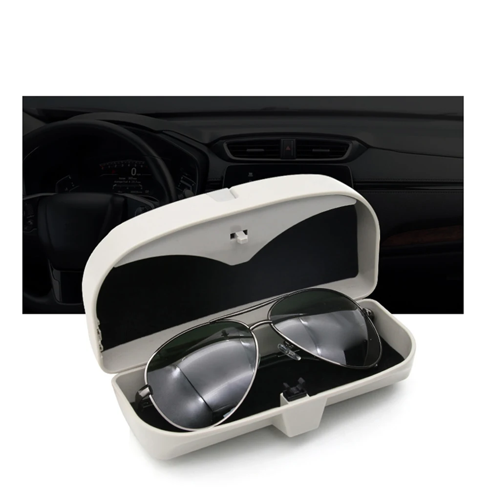 

Car Spectacle Case Multifunctional Vehicle Sun Visor Ticket Card Holder Sunglasses Clip Universal Spectacle Case Storage Box