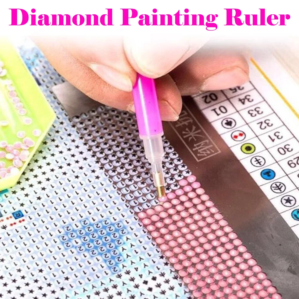 Линейка из нержавеющей стали для алмазной живописи|Алмазная мозаика и вышивка| |