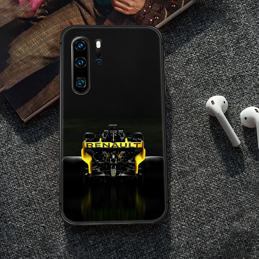 

Renault S.A car logo Phone Case Cover Hull For Huawei P8 P9 P10 P20 P30 P40 Lite Pro Plus smart Z 2019 black Etui fashion
