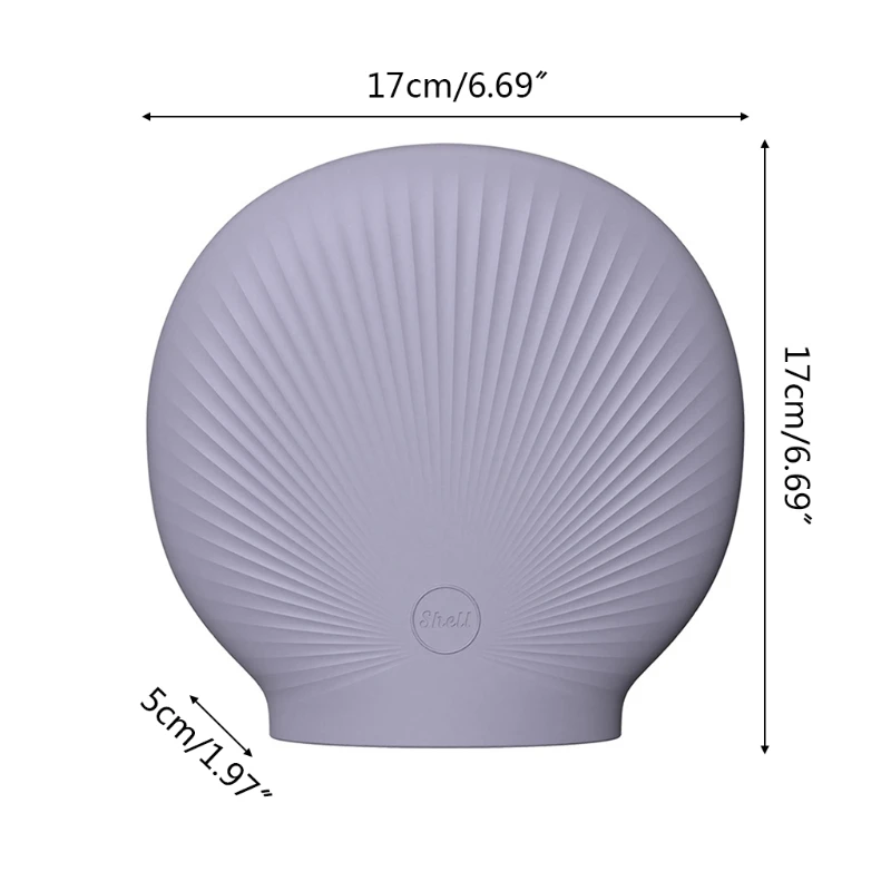 

MXLB Cute Cartoon Seashell Silicone Rubber Hand Warmer Hot Water Bag Injection Explosion-Proof Microwave Oven Heating