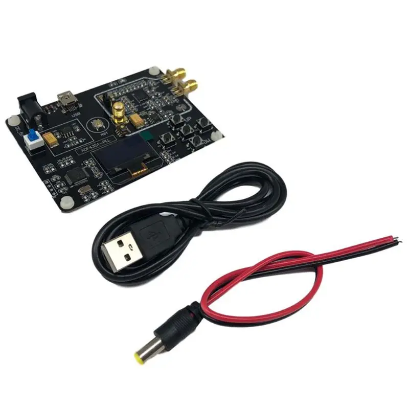 

35M-4.4G RF Signal Generator ADF4351 Sweep Frequency OLED Display Development Module Board with USB Cable