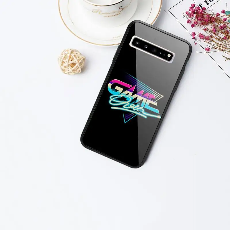 

Game Over Glass Phone Case Fundas Coque For Samsung Galaxy S20 Ultra S10 S9 S8 S7 Plus Edge S10 E Lite Note 8 9 10 Pro Cover