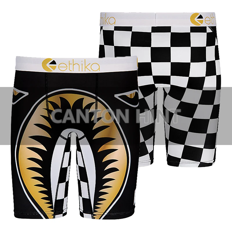 

Canton Hint ethika Man Underwear China Shorts Cotton OEM Spandex GSM Technics Style Fabric Boxer Color Health Design ethika