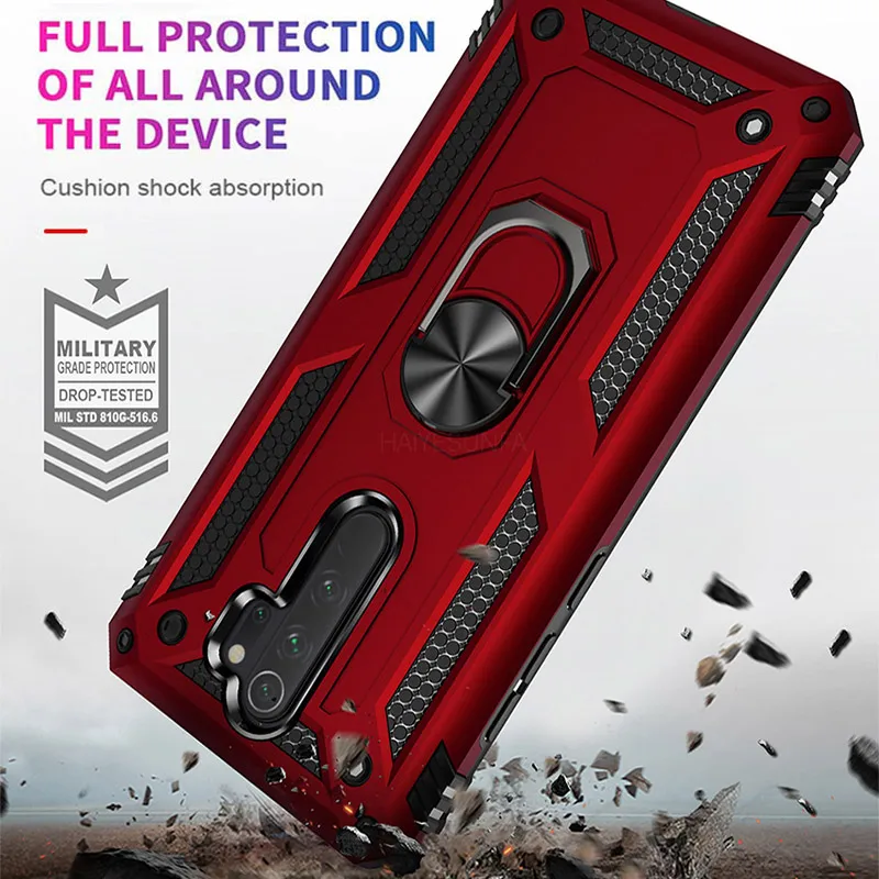 Роскошный ударопрочный Магнитный защитный чехол для Redmi Note 8 Pro силиконовый с