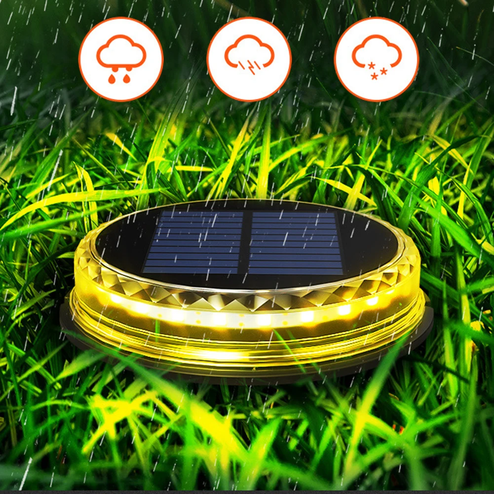

Solar Powered Waterproof Buried Lamp LED Sensor Home Outdoor Garden Yard Lawn Floor Underground Night Light Decoration