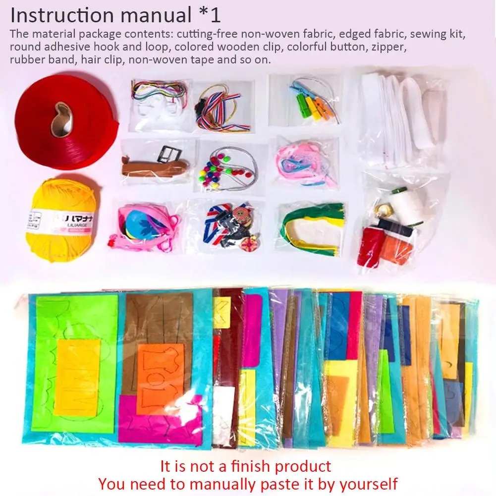 Kid's Cloth Book Non-Woven Picture Manual Three-Dimensional For Early Education Cognitive Development | Игрушки и хобби