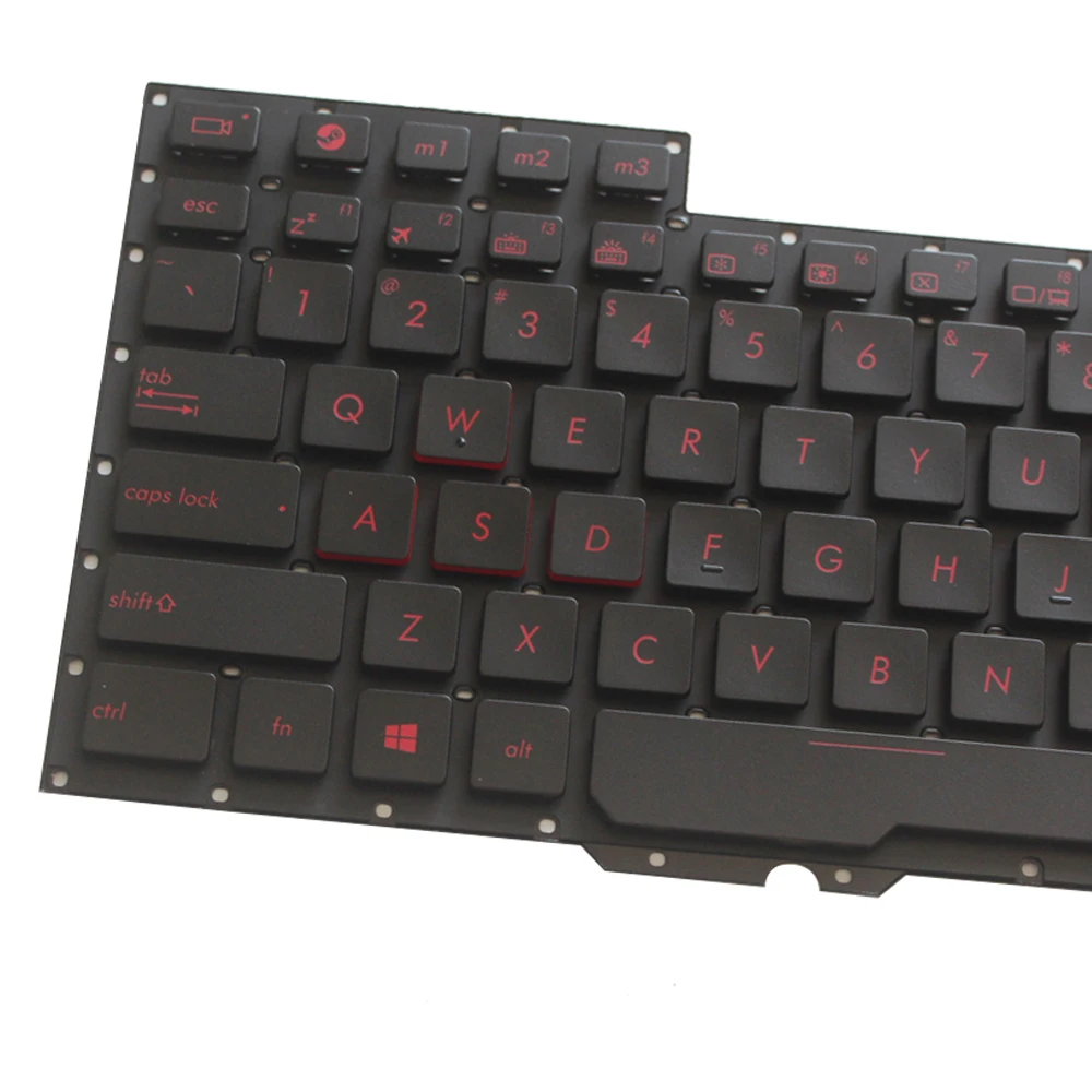 Английская клавиатура для ноутбука Asus G751 G751JM G751JT G751JY 0KNB0 E601RU00 ASM14C33SUJ442|keyboard for